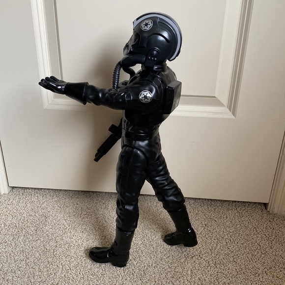 18” Star Wars Rebel Pilot Trooper Black Stormtrooper - Picture 4 of 16